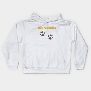 Stay Pawsitive Kids Hoodie